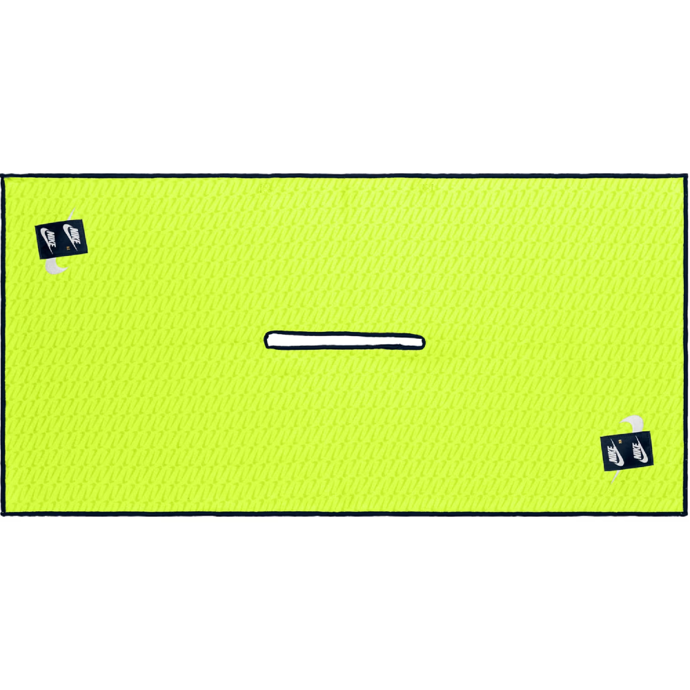 Nike 2026 CADDY 2.0 NRG GRAPHIC GOLF TOWEL - VOLT ICE / MIDNIGHT