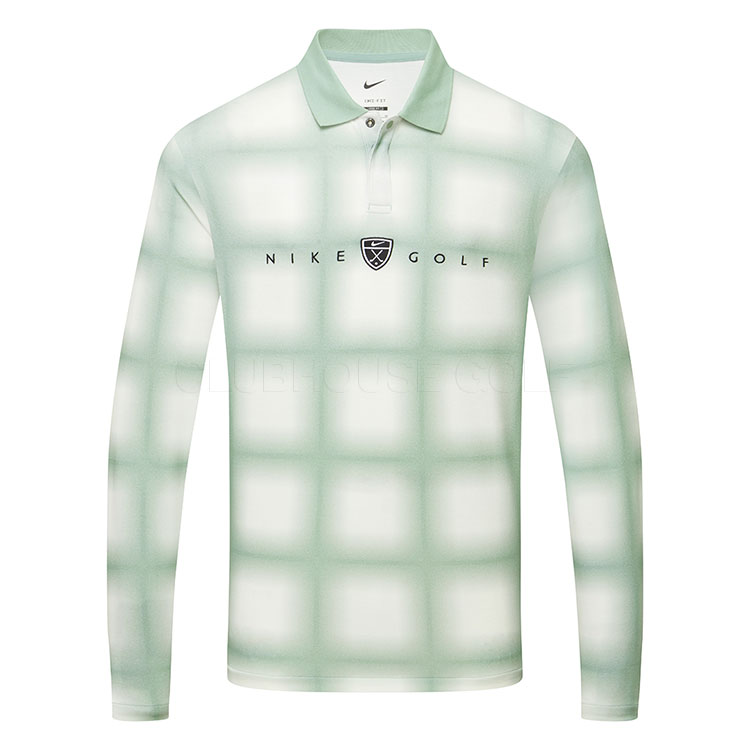 Nike Fresh Long Sleeve Polo Steam Ii0772 Fairway