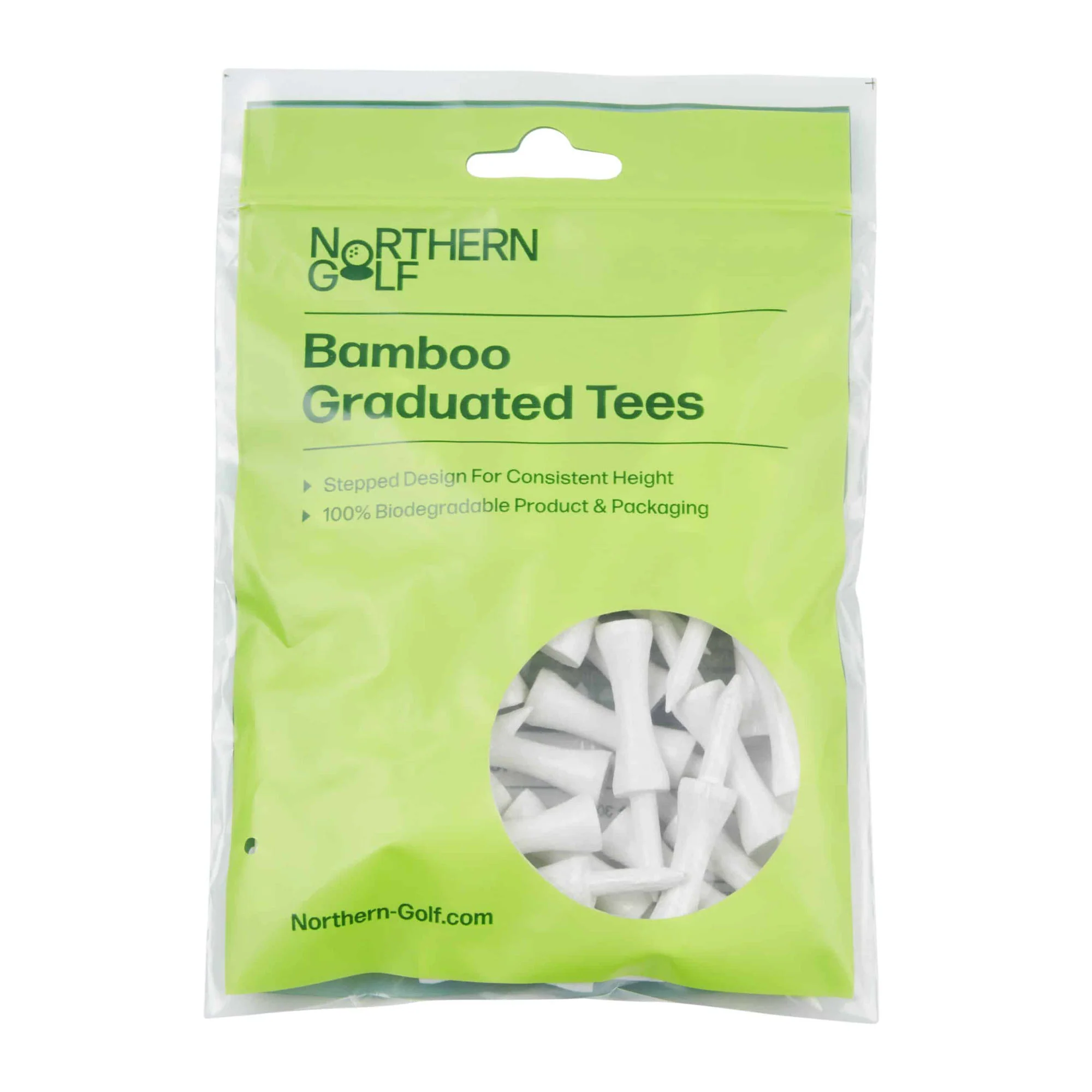 Northern Golf Bamboo Graduated Tees - / PK-20
