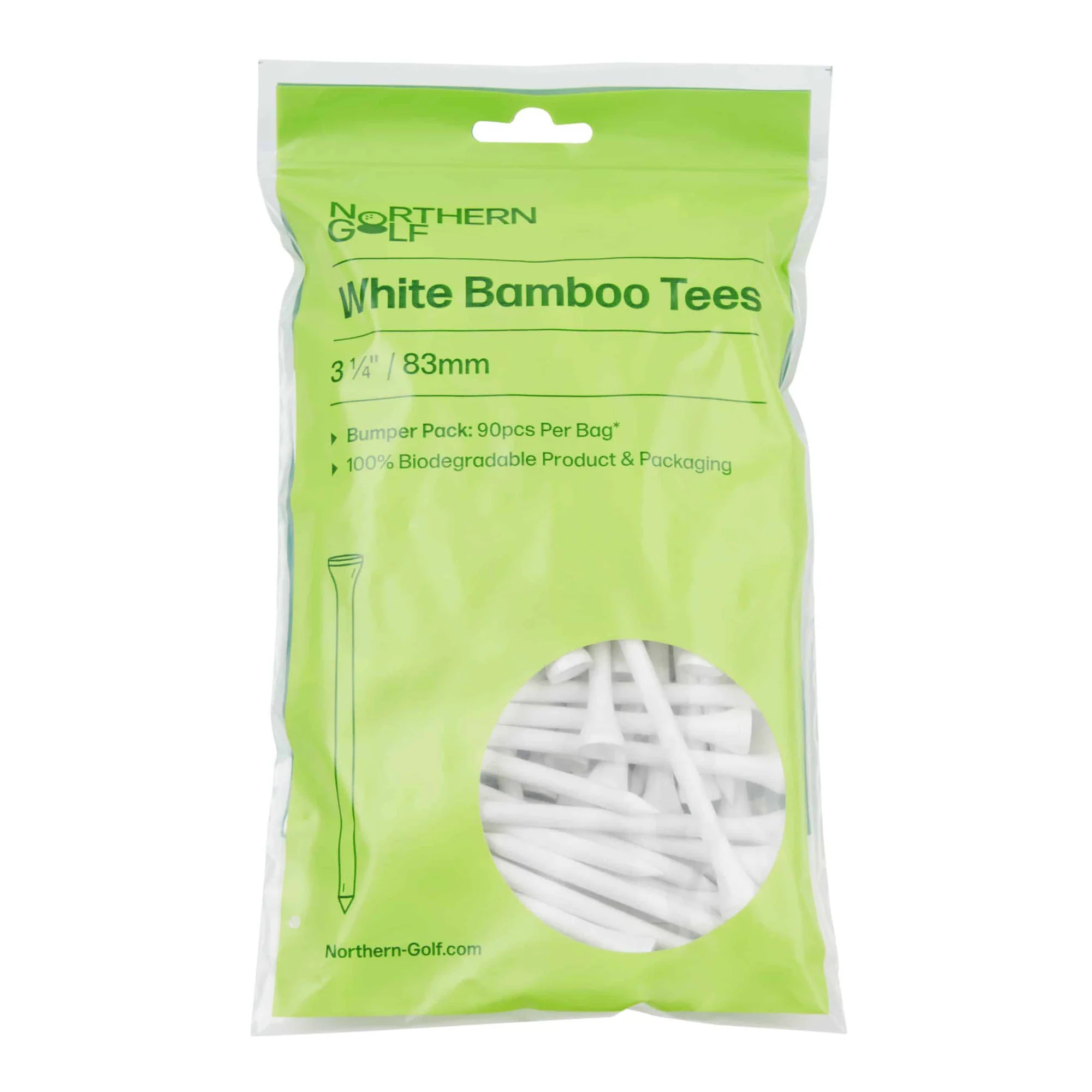 Northern Golf Bamboo Tees 3.1/4 - 83mm - / PK-90