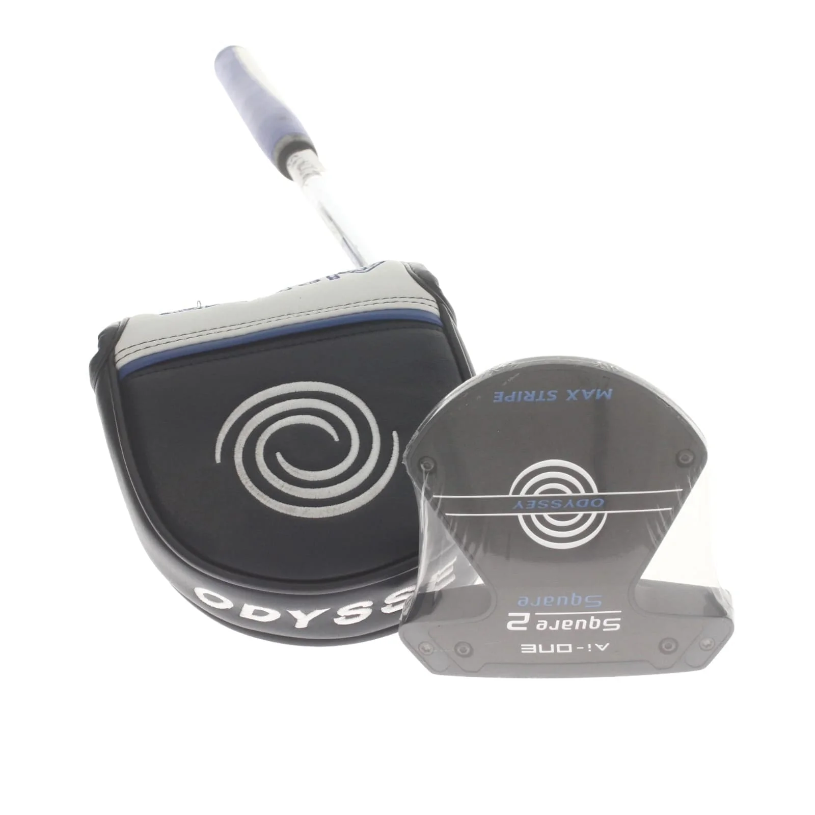 Odyssey Ai One Square 2 Max Stripe Mallet Stroke Lab 90 Putter