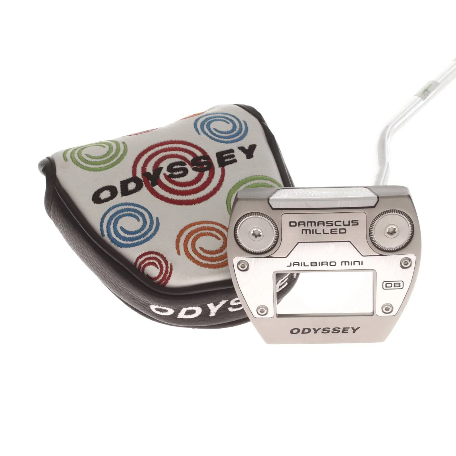 Odyssey Damascus Milled Jailbird Mini Db Mallet Putter