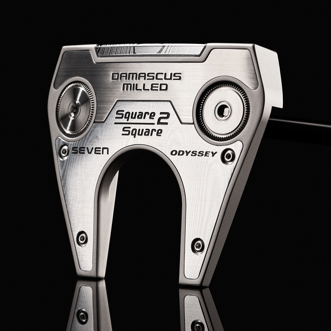 Odyssey Damascus Milled Square 2 Square Seven Center Shaft Putter