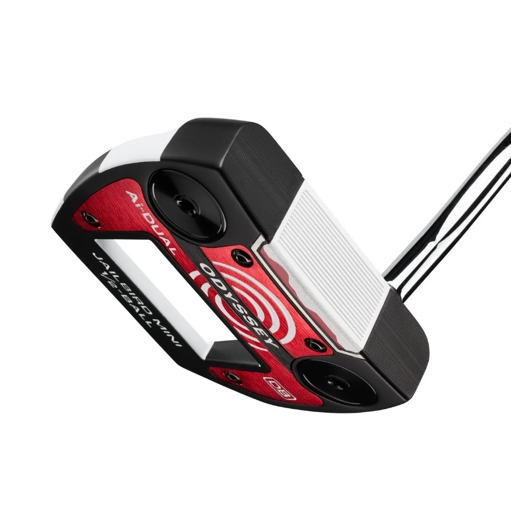 Odyssey Golf Ai-Dual 1/2 Ball Jailbird Mini DB Pistol Grip Putter - 34" / Right Hand