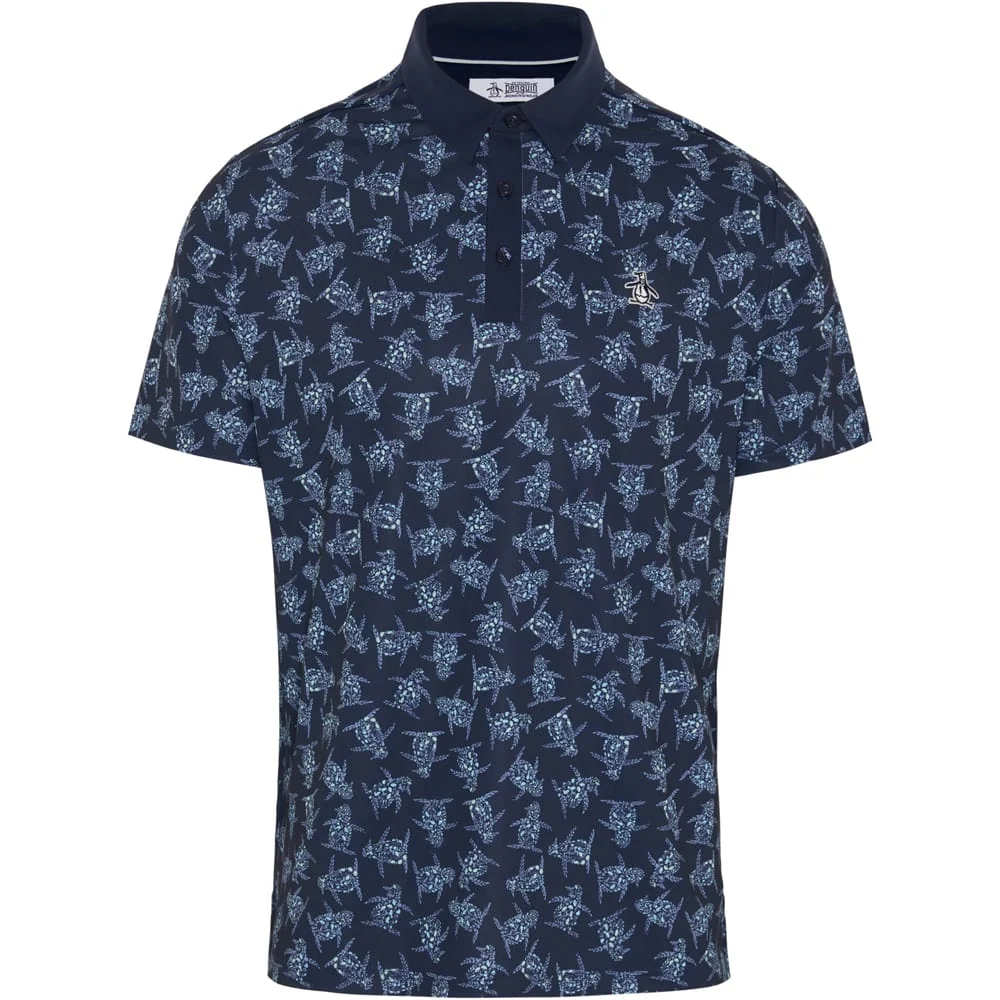 Original Penguin All Over 60 Floral Print Polo