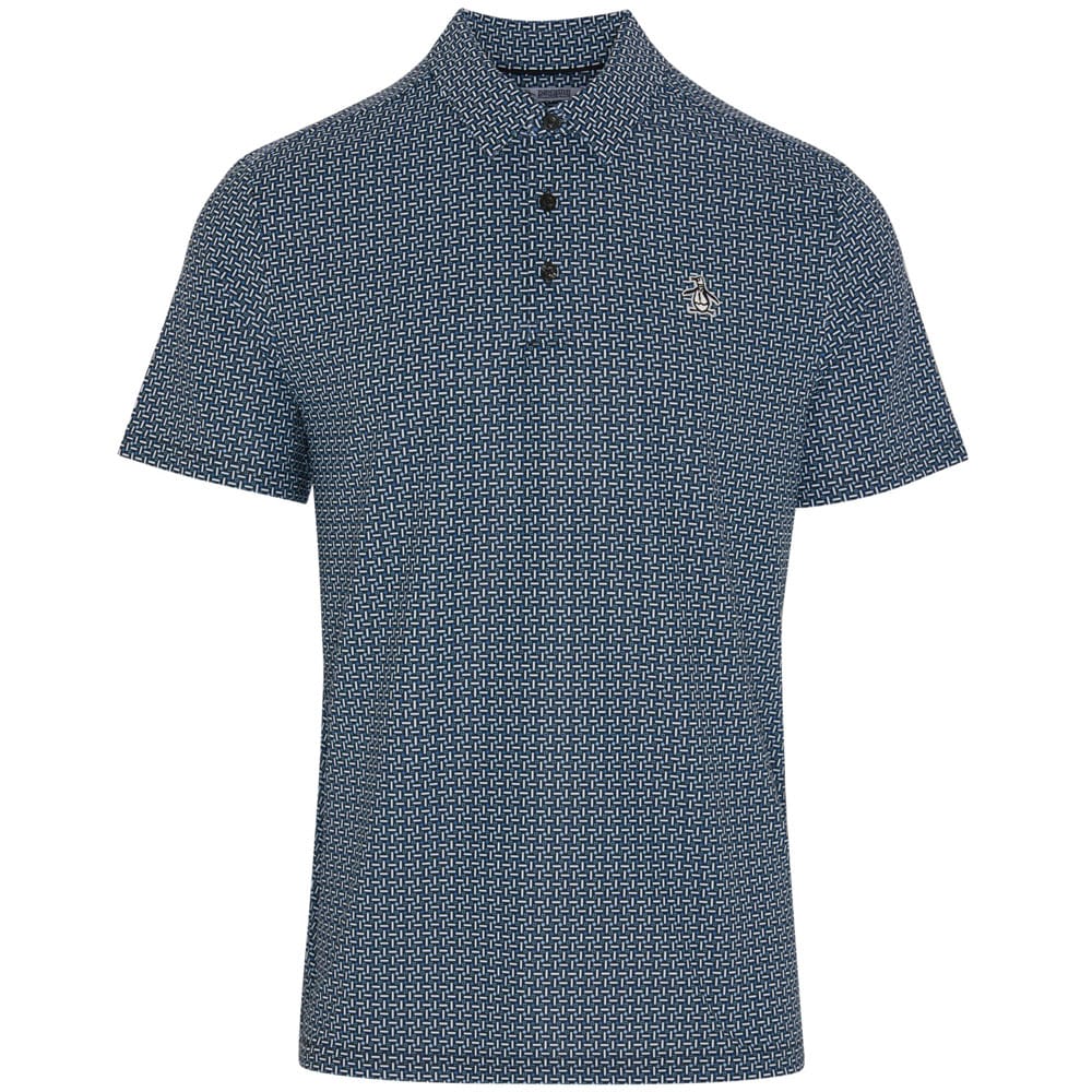 Original Penguin All Over Micro Pinball Flipper Polo
