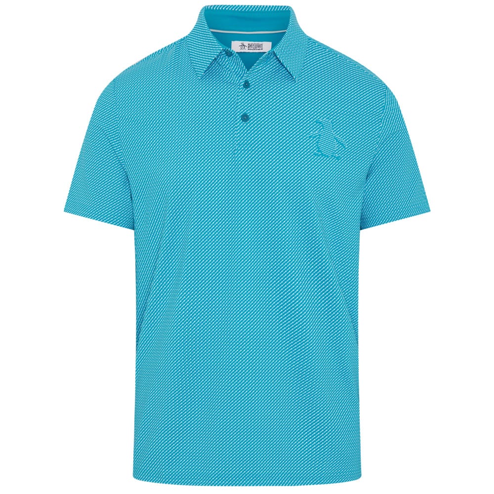 Original Penguin Dimensional Pete Tee Twill Print Polo