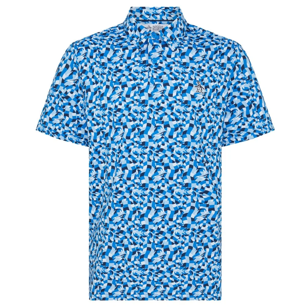 Original Penguin Underwater Mosaic Geo Polo