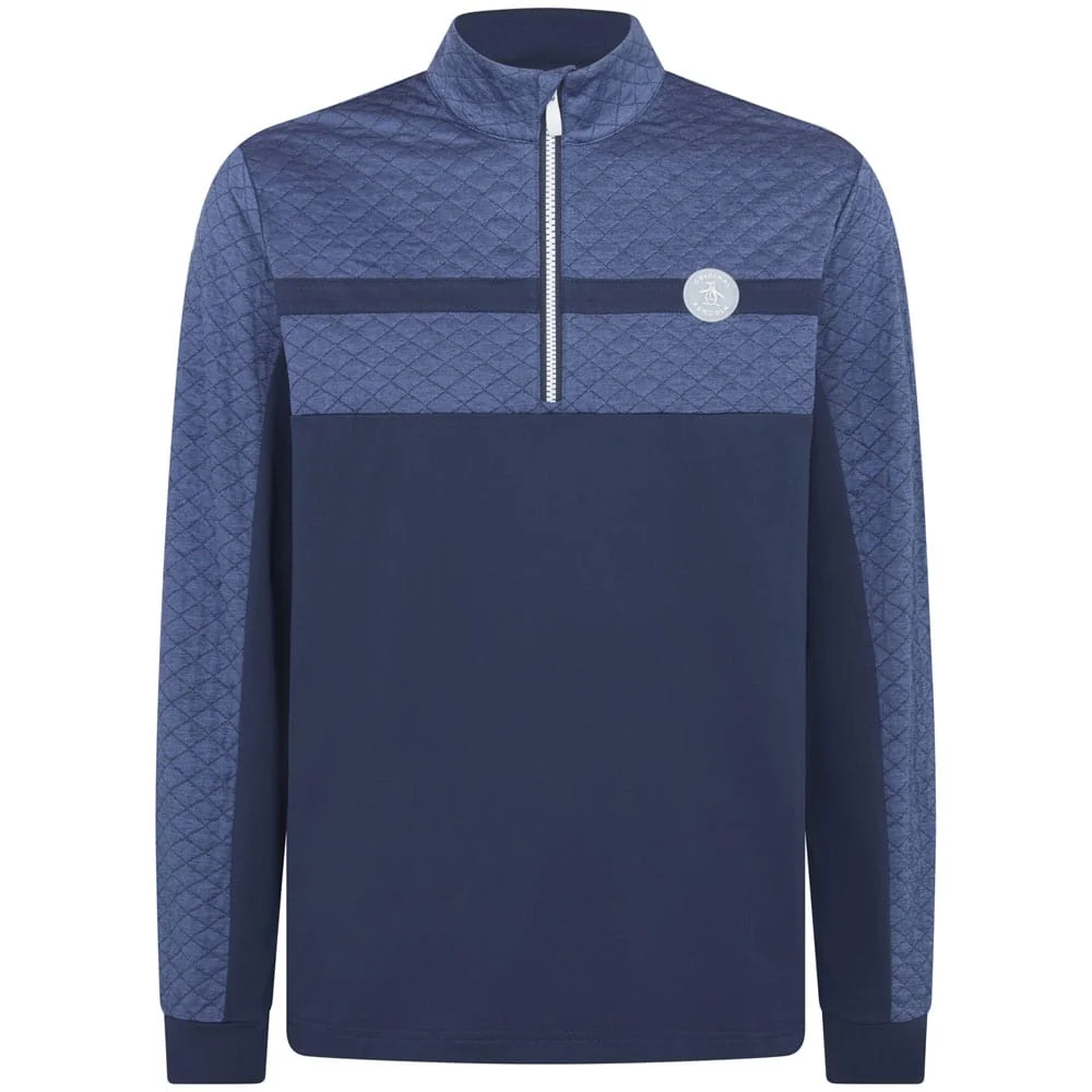 Original Penguin Zip Heritage Block Pullover