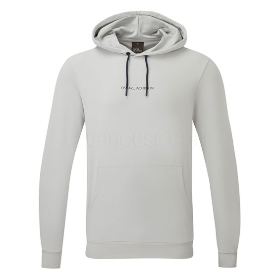 Oscar Jacobson Denbigh Hoodie Aluminium Ojts0340