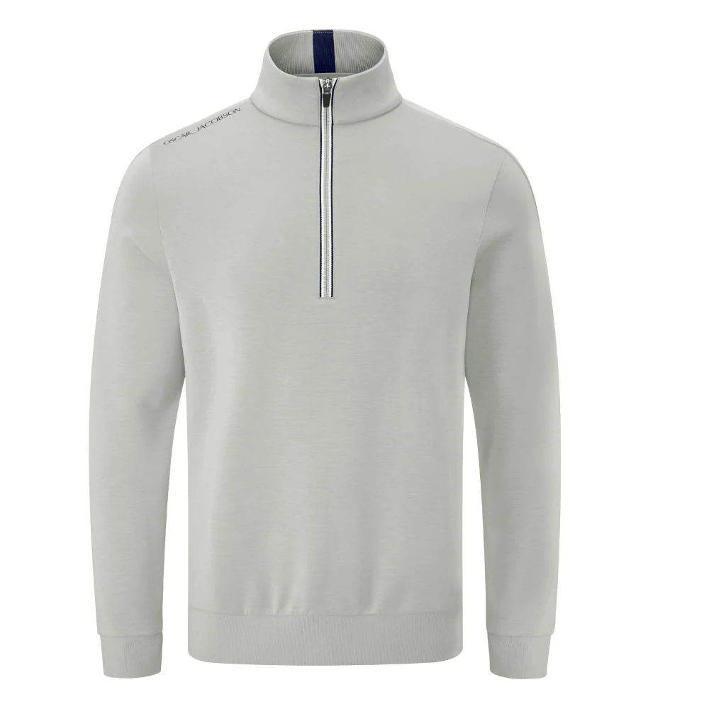 Oscar Jacobson Drew Pullover Top 2026 Aluminium