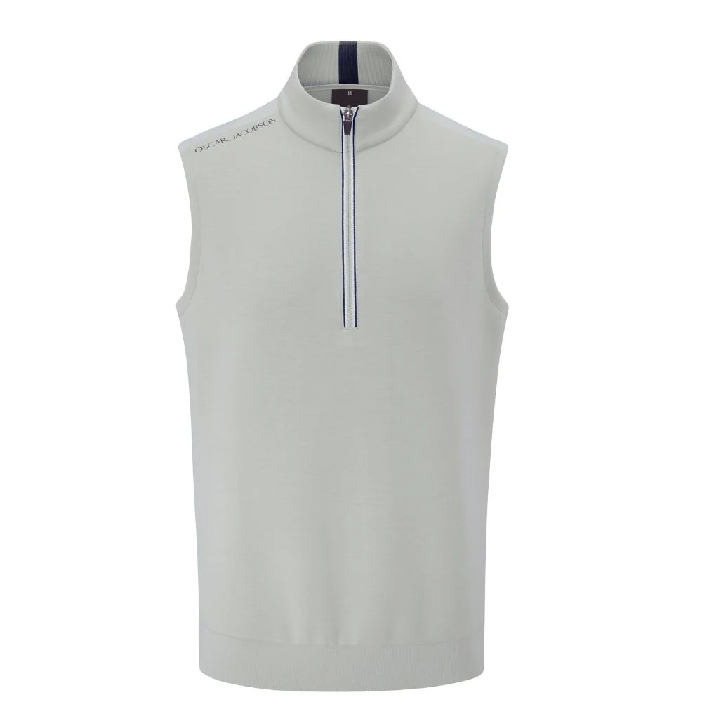 Oscar Jacobson Drew Sleeveless Pullover Top 2026 Aluminium