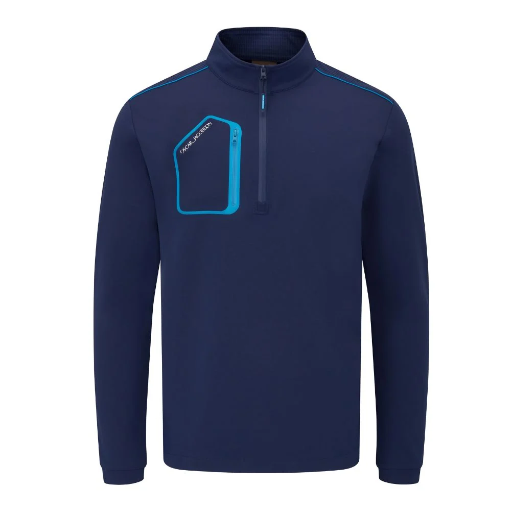 Oscar Jacobson Hastings Zip Pullover Top