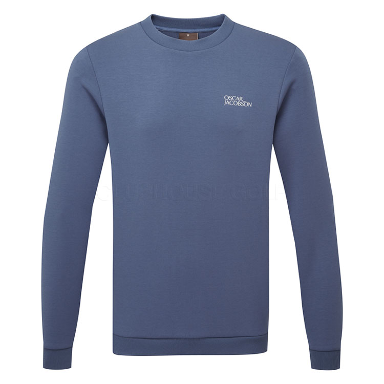 Oscar Jacobson Johnstone Tour Crewneck Sweater Savoy Ojts0285