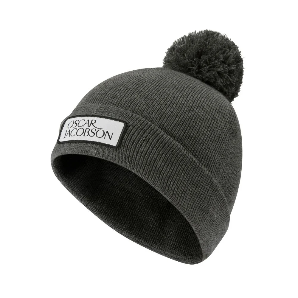Oscar Jacobson Knitted Iii Beanie 2026 Pewter Marl