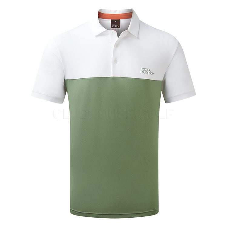Oscar Jacobson Matley Polo Watercress Ojts0295 Wc