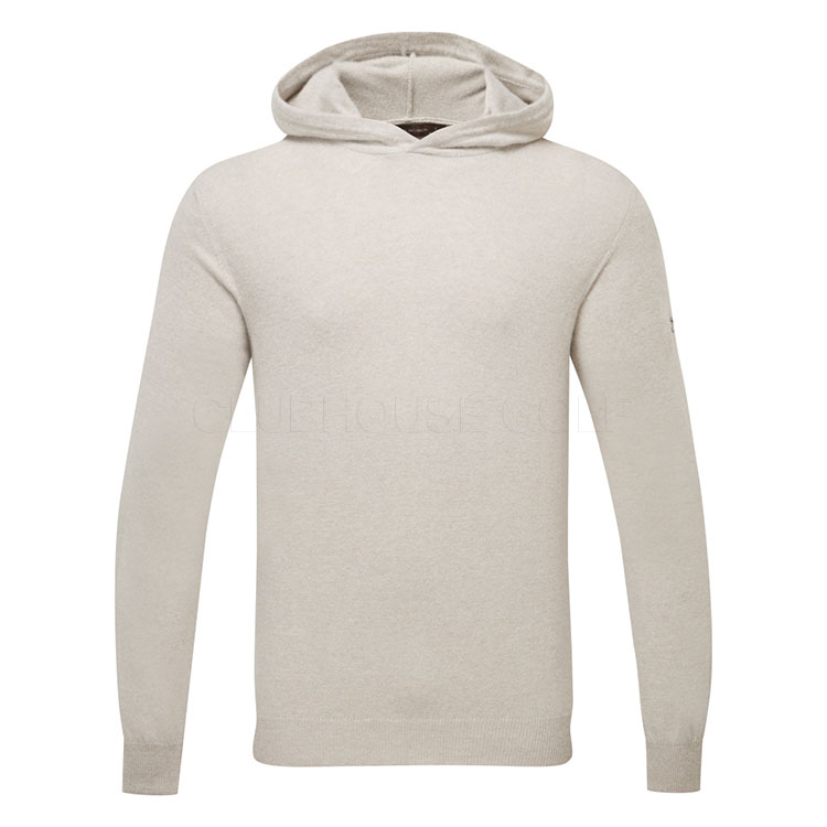 Oscar Jacobson Pascal Merino Blend Knitted Hoodie Ojknt0371 Bei