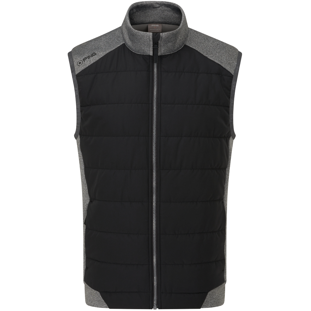 Ping 2026 Aiden Fleece Vest Asphalt Hybrid