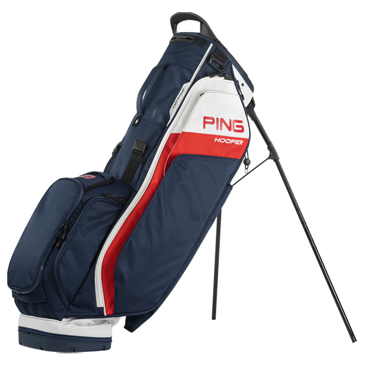 Ping Hoofer Stand White Red 16 Bag