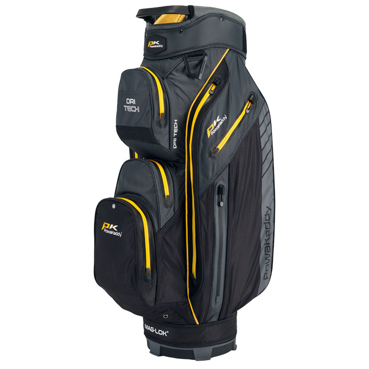 PowaKaddy 2024 Dri Tech Cart Yellow 01 Bag