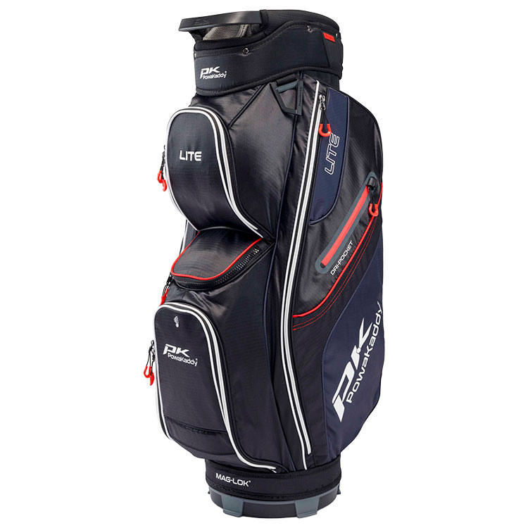 PowaKaddy Lite Cart White Red 04 01 Bag