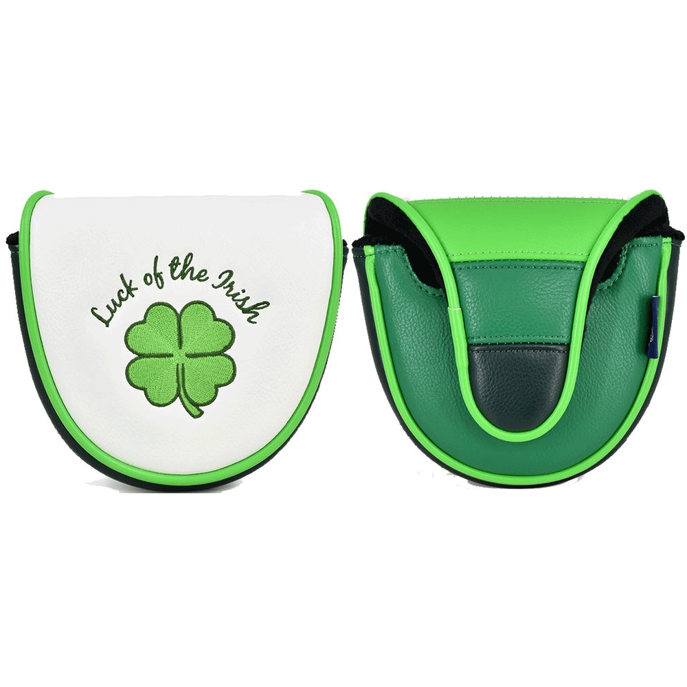 Prg ORIGINAL PREMIUM MALLET GOLF PUTTER HEADCOVER / LTD EDITION / LUCKY IRISH