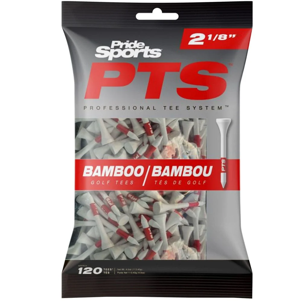 Pride PTS Bamboo 2 1/8" Tees 120 Pack