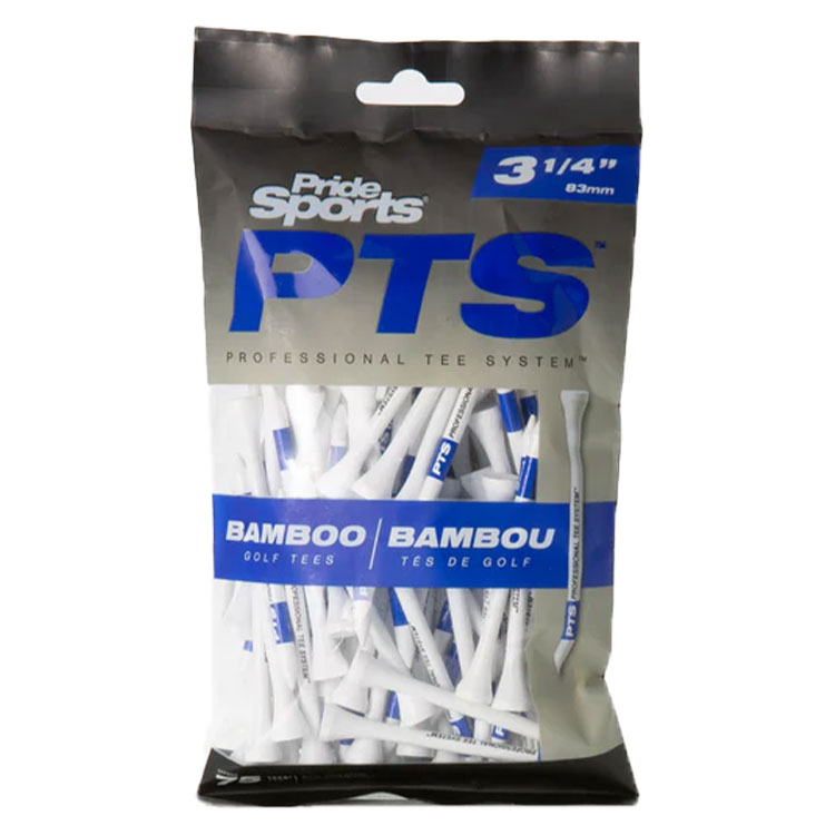 Pride Sports PTS Bamboo 3 1/4" Golf Tees (75 Pack)