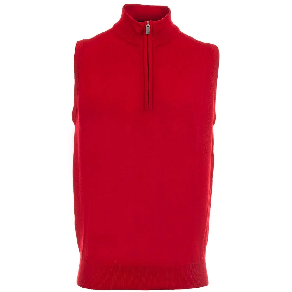 Proquip Merino Zip Sleeveless Slipover