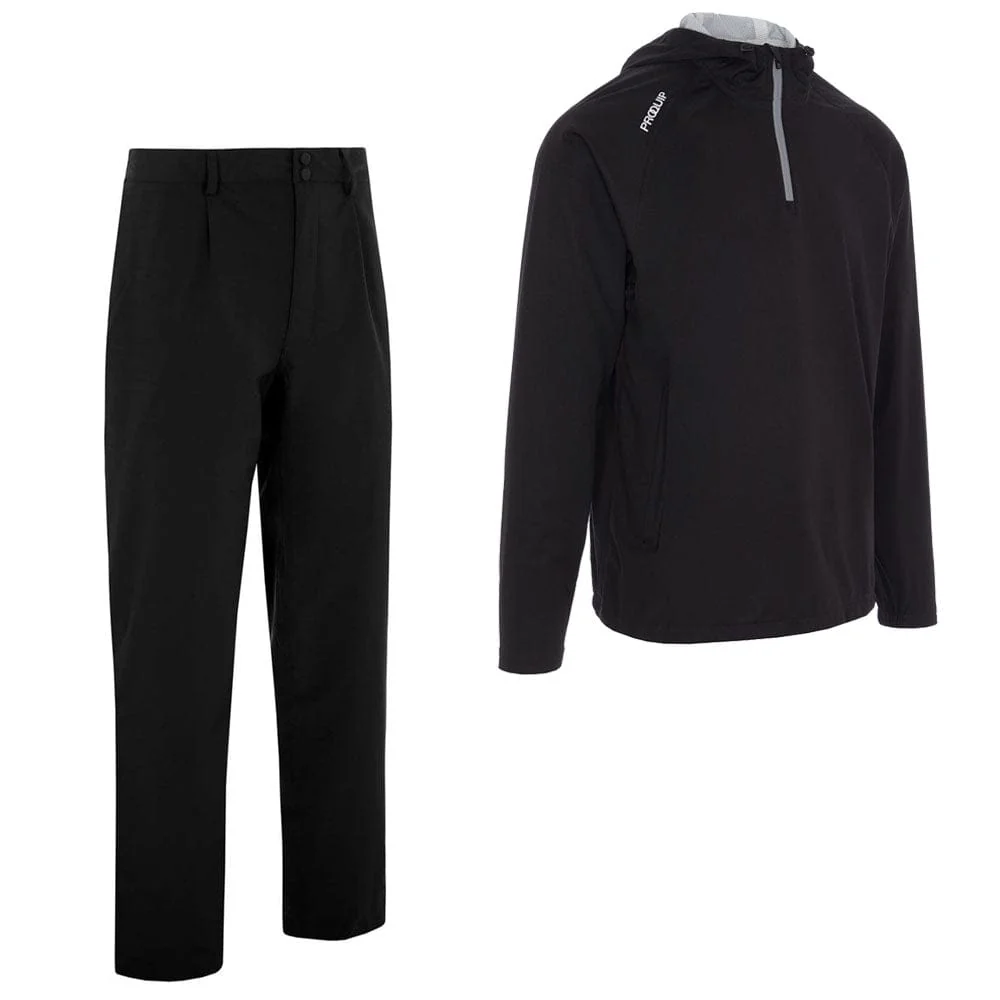 Proquip Propac Lite Aqualite Hooded Waterproof Suit Quiet Shade Rain Trousers Packable Jacket