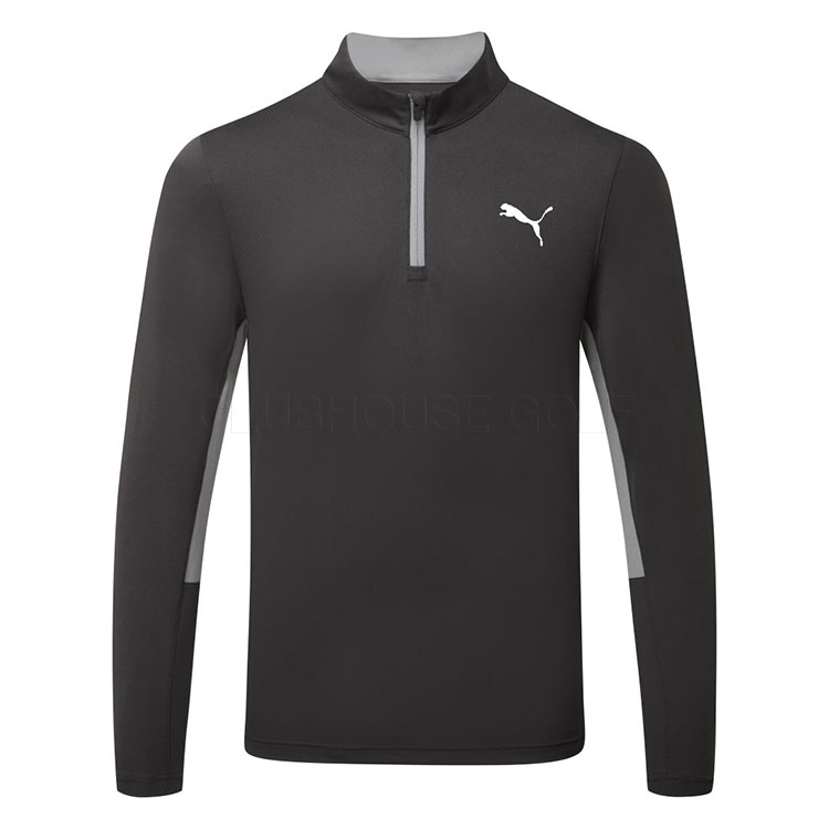 Puma 2 4 Zip Tour Logo Sweater 01