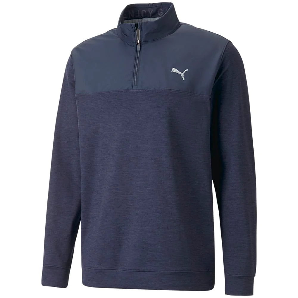 Puma Cloudspun Colour Block Zip Pullover