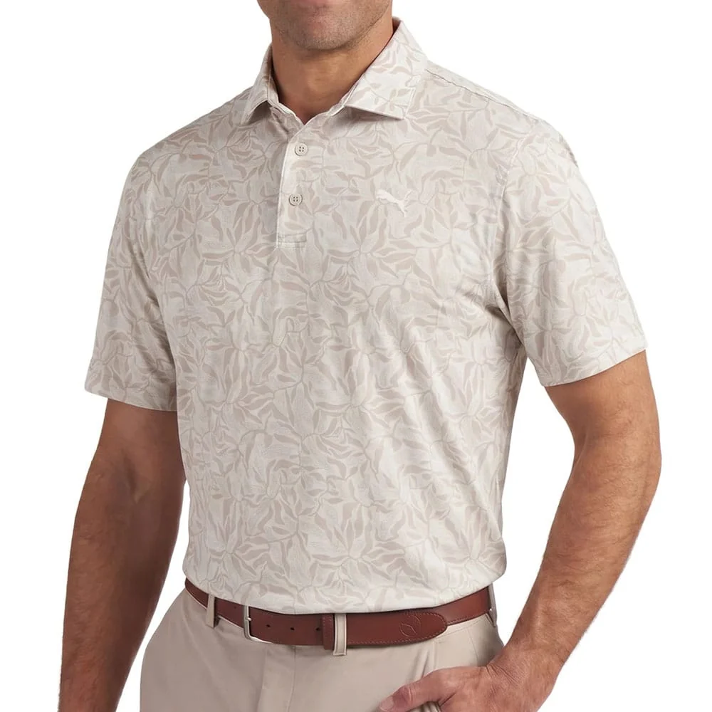 Puma Cloudspun Marine Botanical Polo