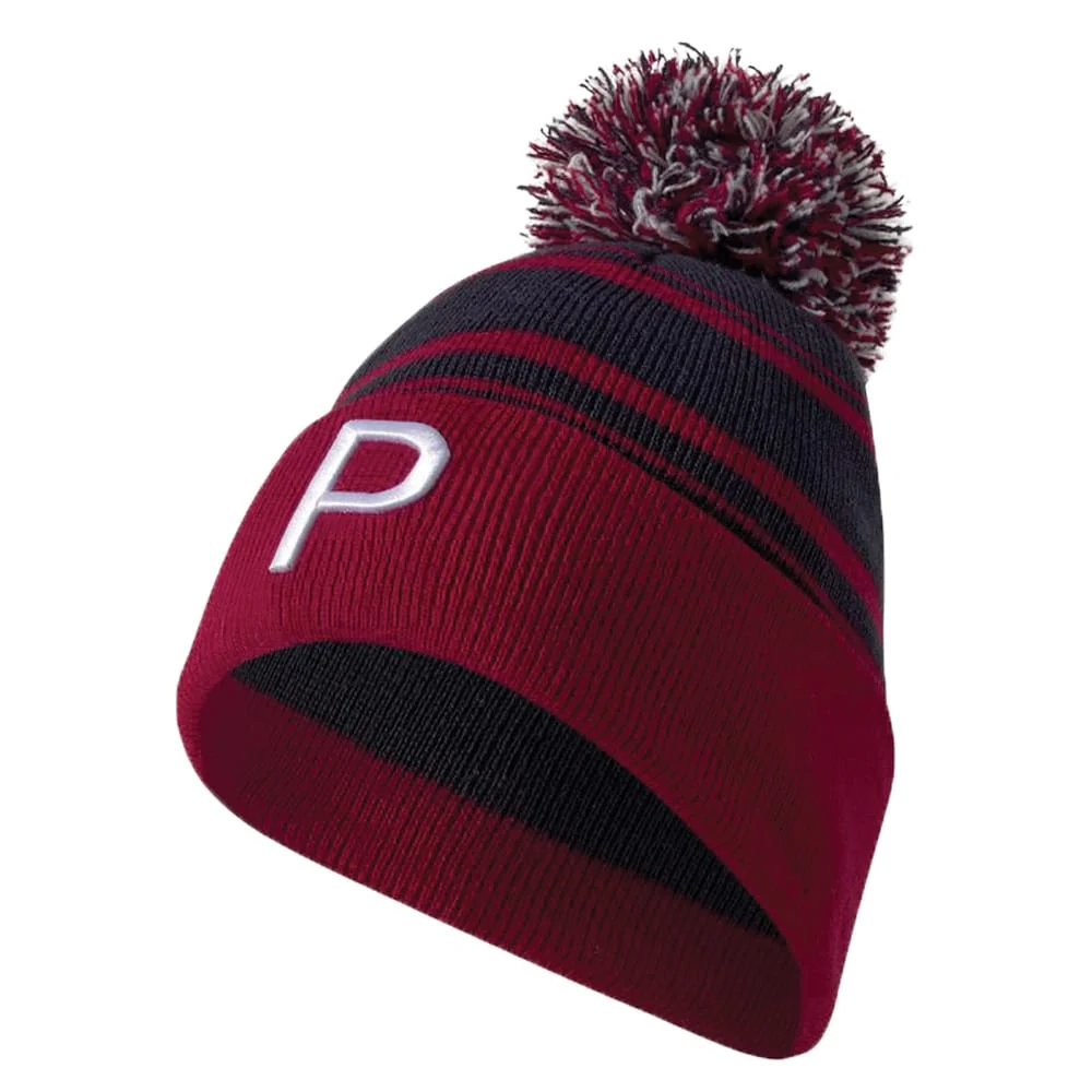 Puma P Removable Pom Beanie