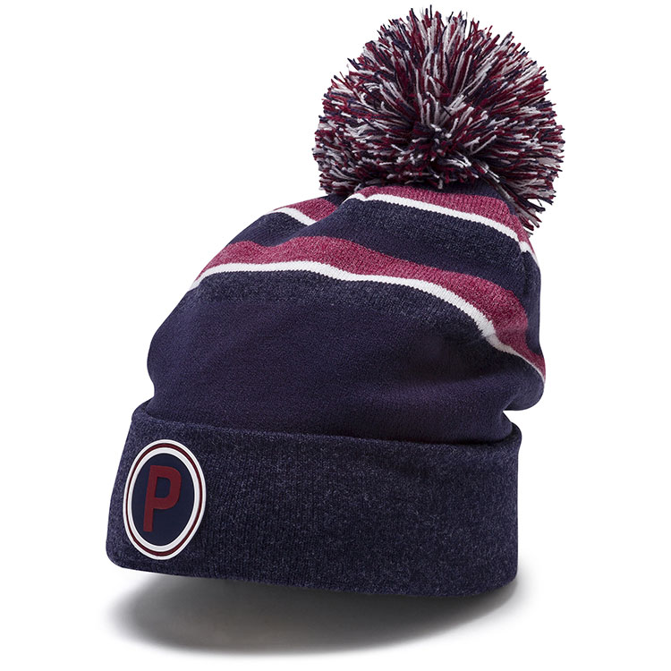 Puma Pwr Warm Pom Beanie Peacoat 01