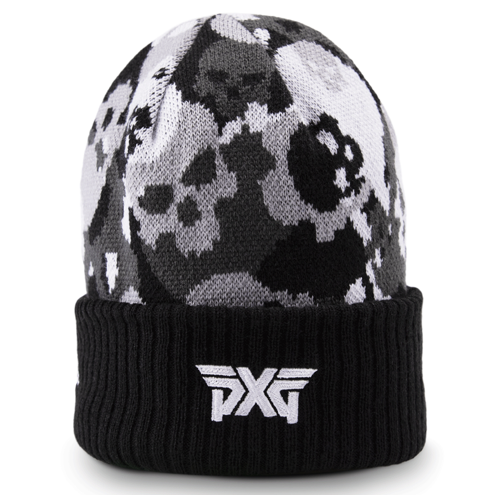 Pxg Era Darkness Skull Cuffed Beanie