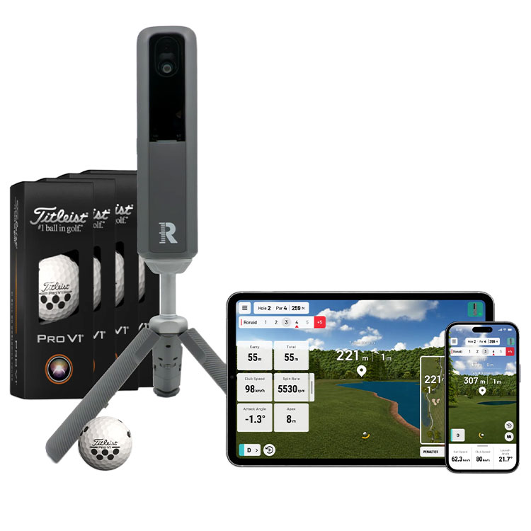 Rapsodo MLM2X Pro Golf Launch Monitor x Titleist Pro V1