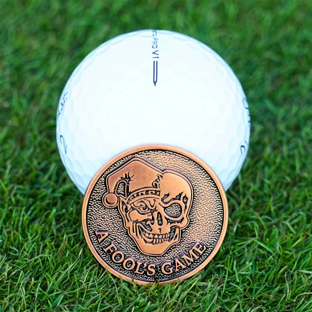 Skins Golf A Fool's Game Ball Marker