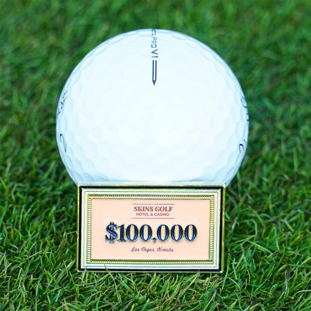 Skins Golf Casino Plaque Ball Marker