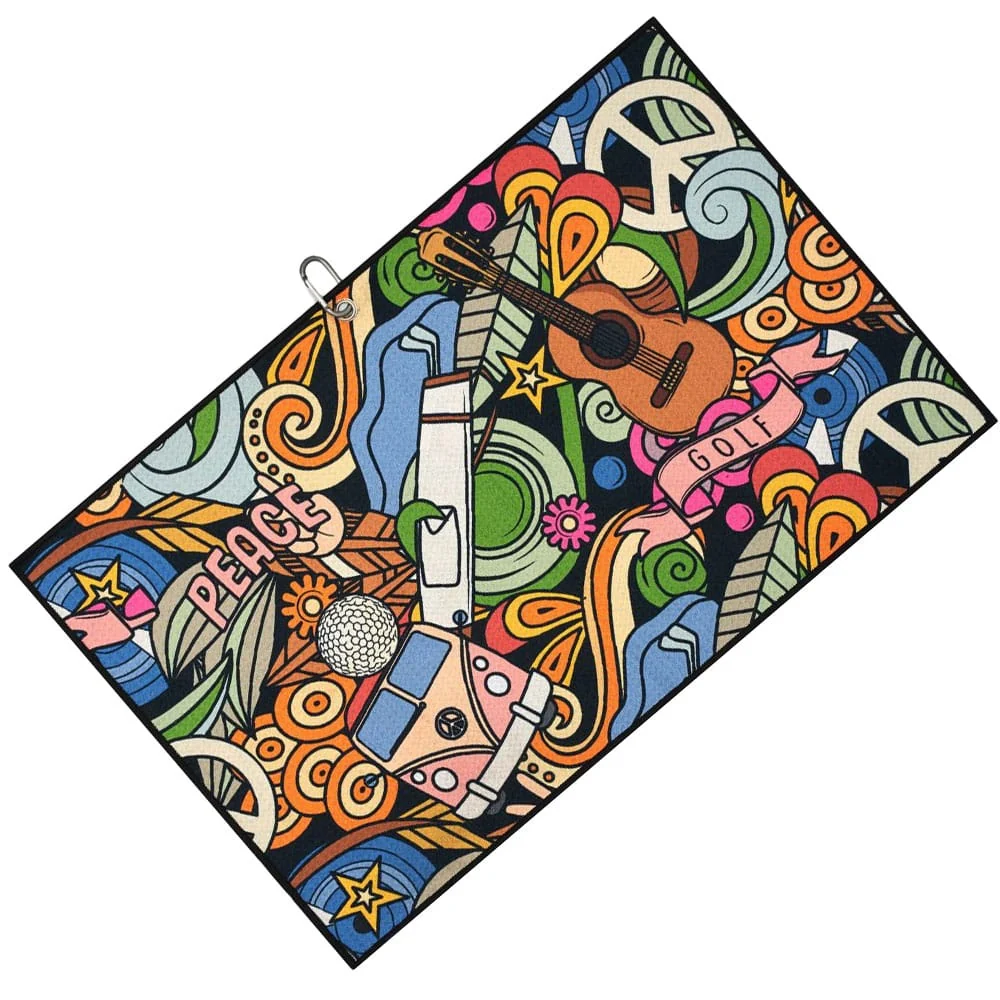 Skins Golf Towel - Peace &