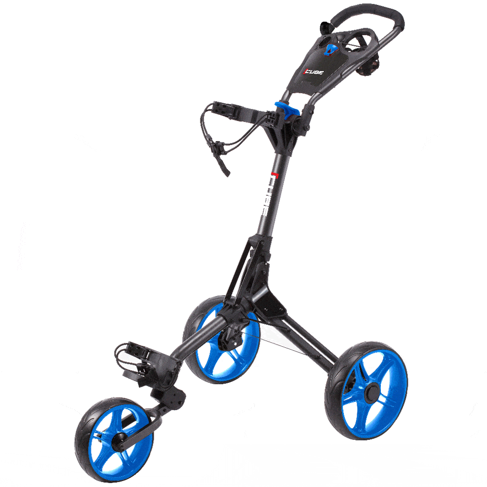 Skymax Cube Push Blue Trolley