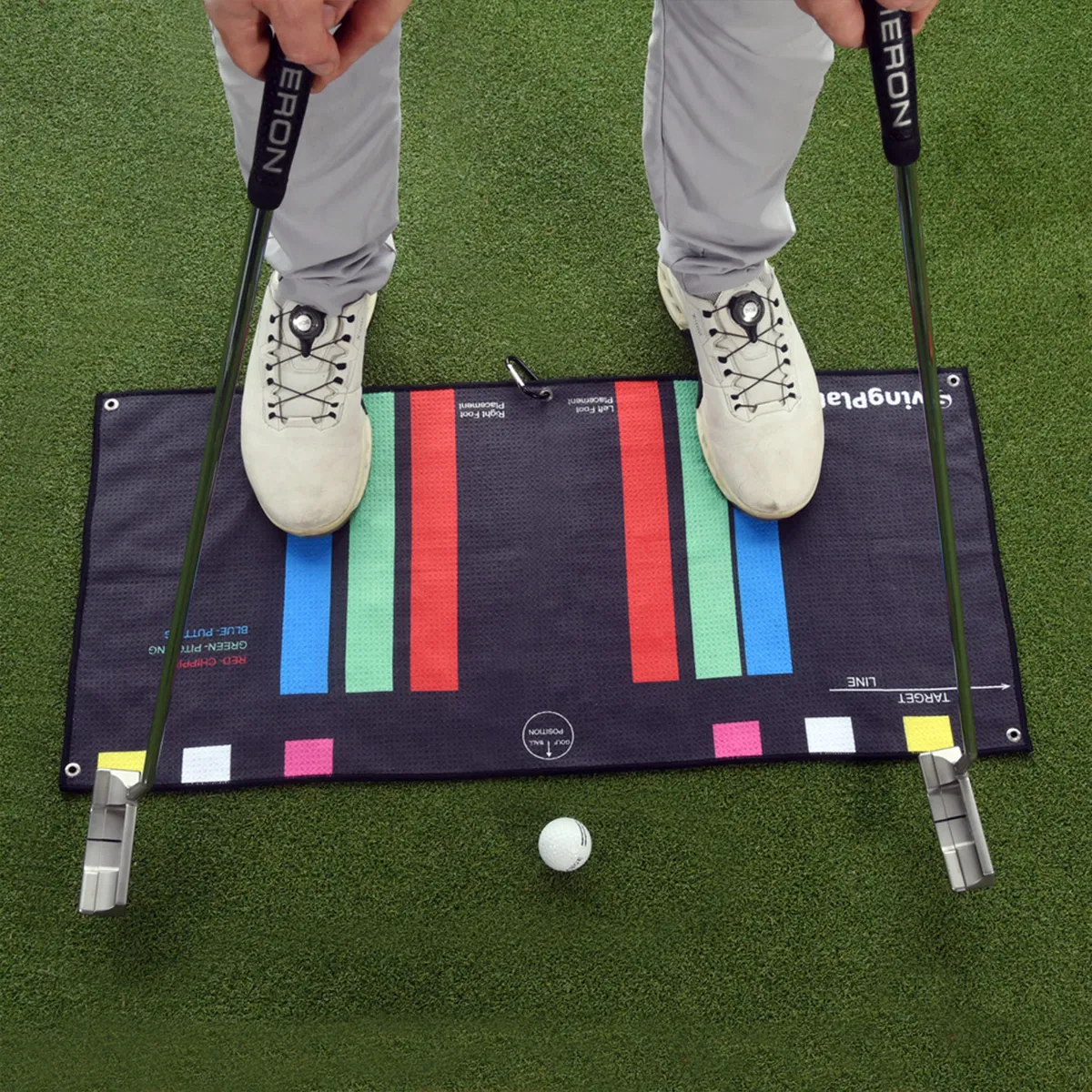 SwingPlate The Swing Plate Golf Towel - Right Handed Golfer