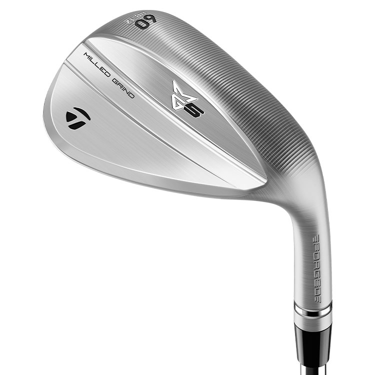 TaylorMade Milled Grind 5 Satin Chrome Golf Wedge Steel Shaft Left Handed
