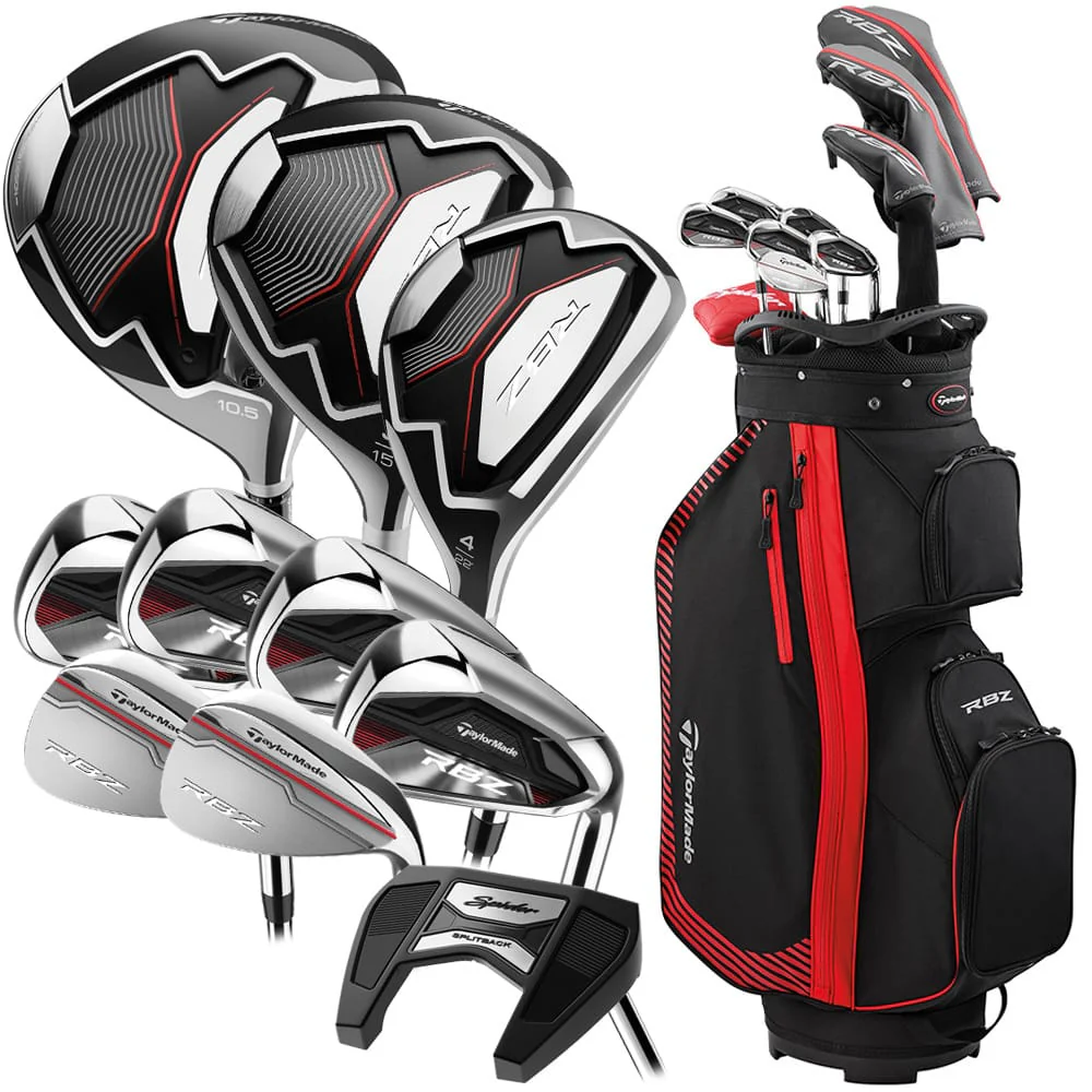 Taylormade RBZ 2 11-Piece Cart Bag Package Set - Steel