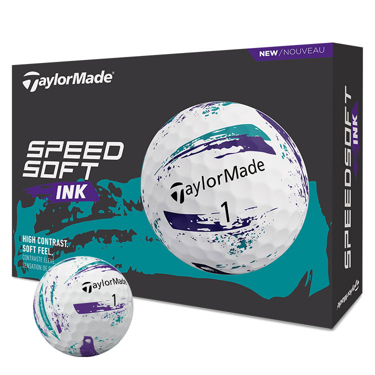 Taylormade Speedsoft Purple Teal Balls