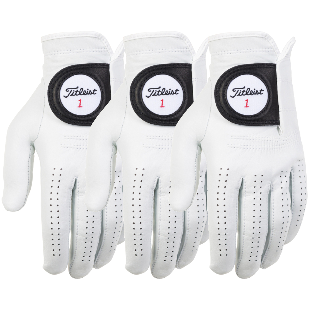 Titleist PLAYERS LEATHER GOLF GLOVE - 3 PACK