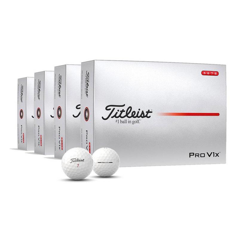 Titleist Pro V1x 4 3 Personalised High Numbers Balls