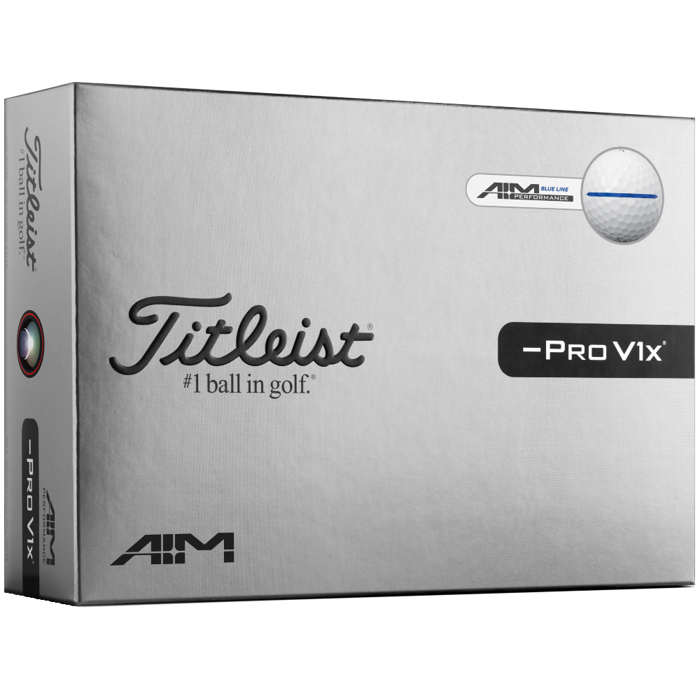 Titleist Pro V1x Left Dash Aim Performance Balls