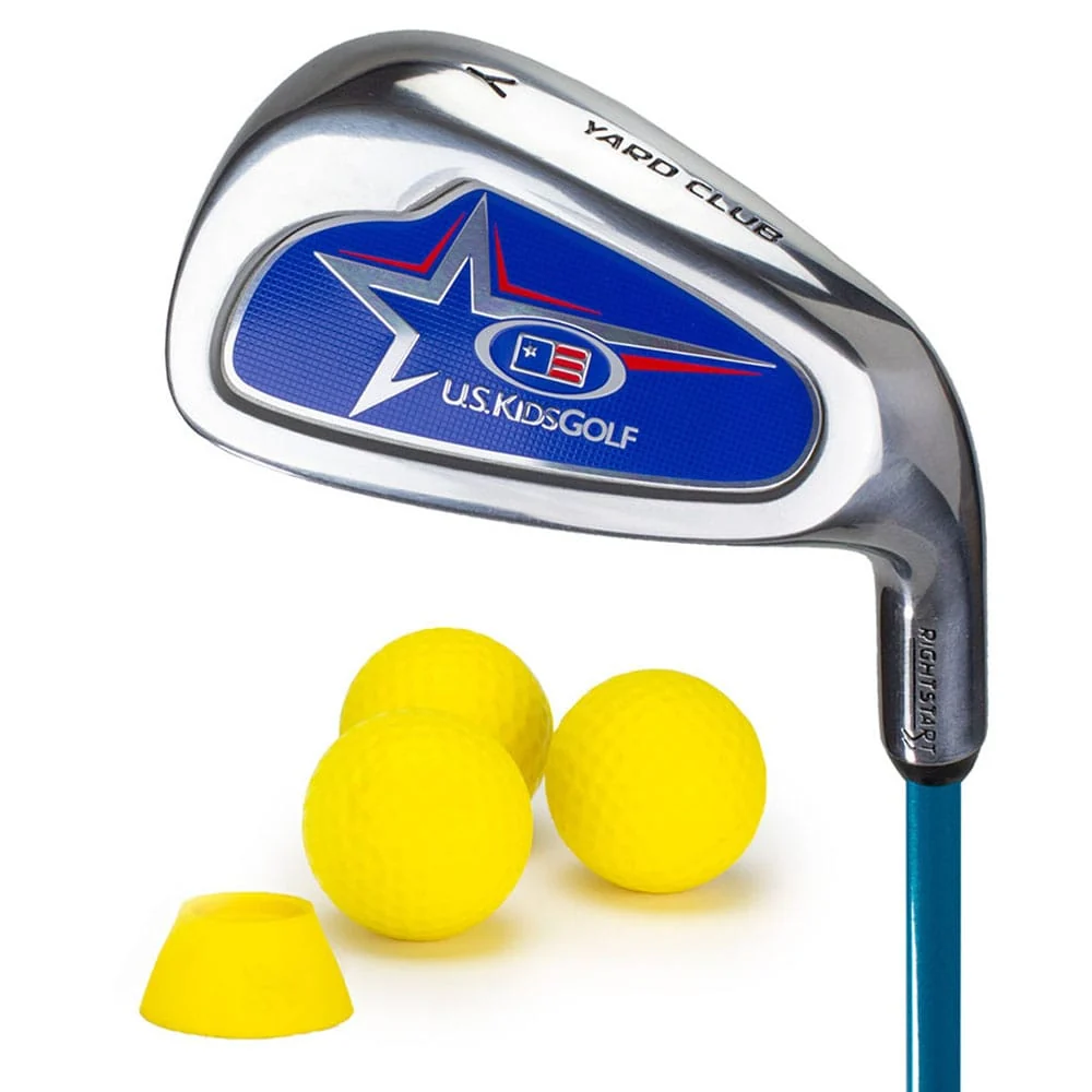 U.S. Kids Golf U.S. Junior RS2 Yard Club + 3 Yard Balls and Tee - (48-51" Golfer Height) Left Hand