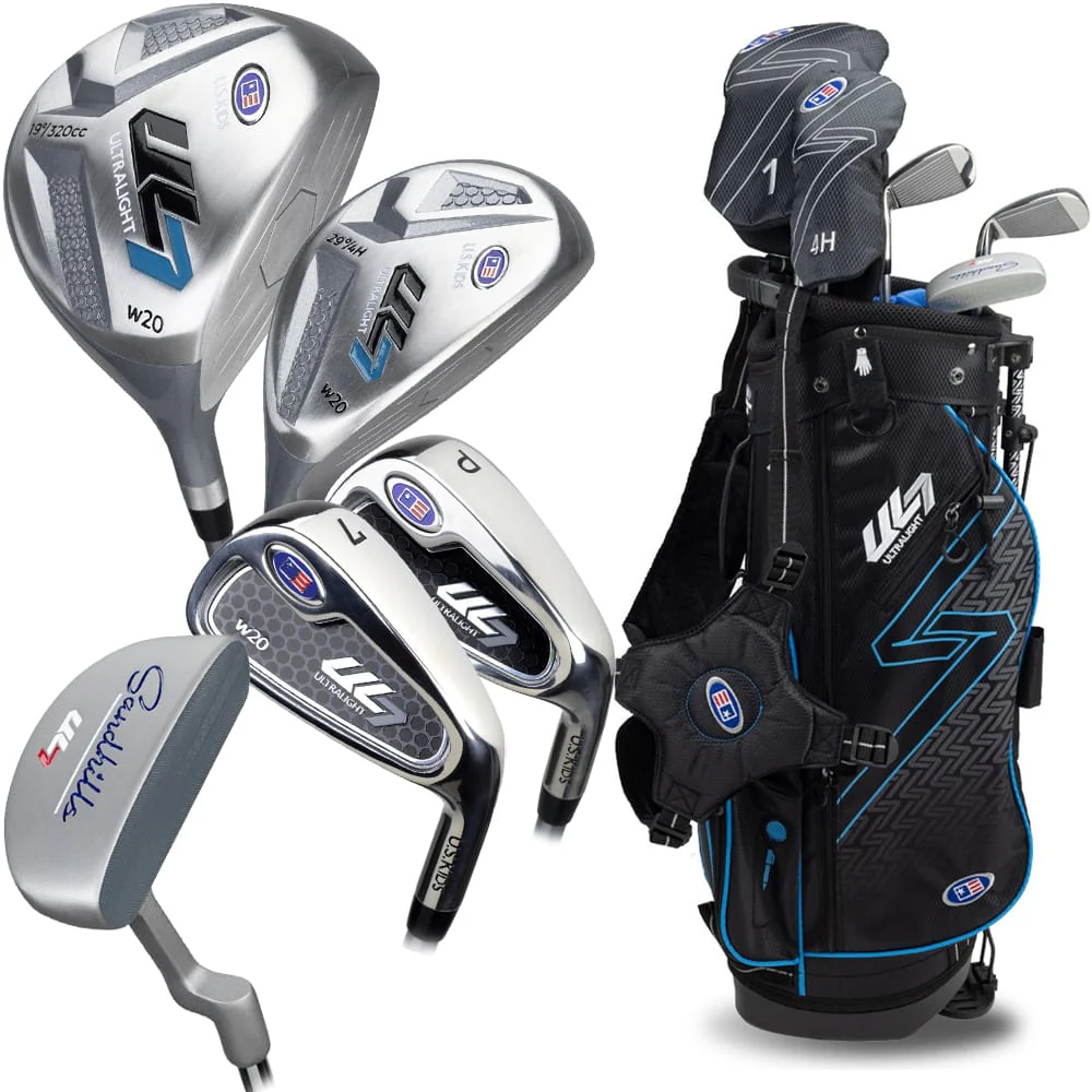 U.S. Kids Golf U.S Junior Ultralight 7 48 6-Piece Stand Bag Package Set - (48-51" Golfer Height) / / Right Hand / 48" - 51"